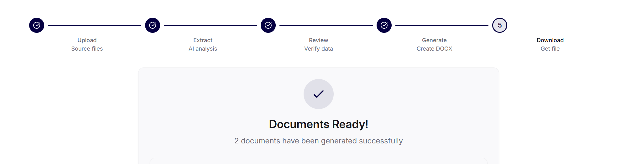 AIDA Document Generation Complete