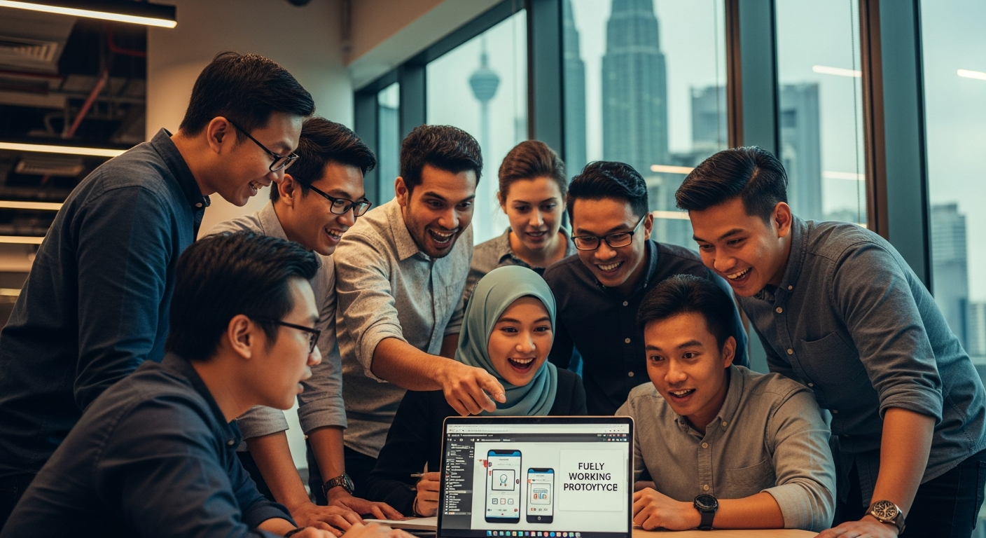 Malaysian tech team discovering the power of AI-assisted development